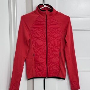 Athleta Insulated Flurry Primaloft Jacket Radiant Red Medium Activewear